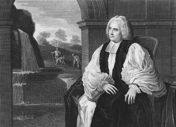 El Reverendo George Berkeley, último Lord Obispo de Cloyne en Irlanda, grabado por William Skelton, 1800